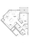1 Bedroom Floor Plan